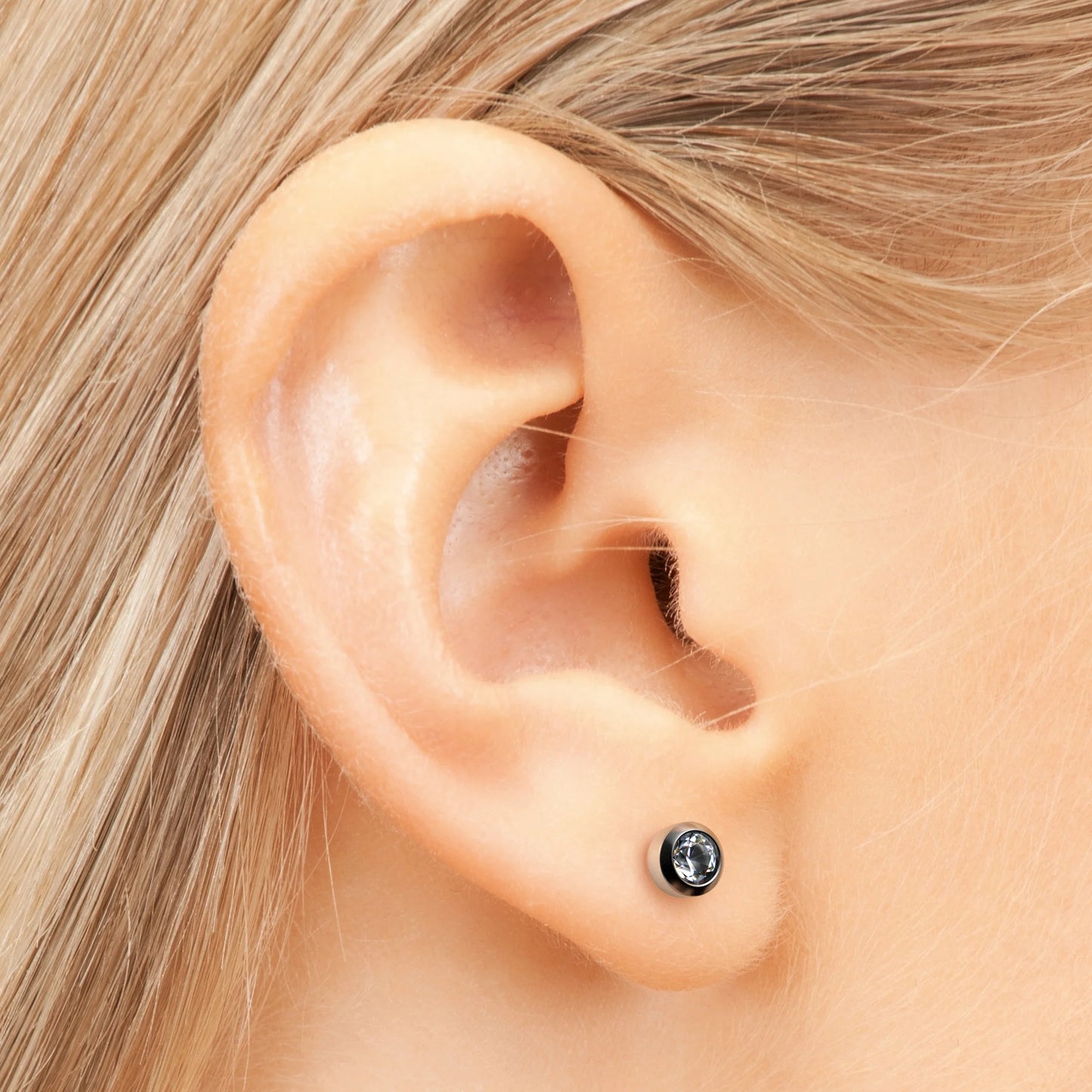 Studex April Crystal - 3 mm - SENSITIVE - TUBE CUBE