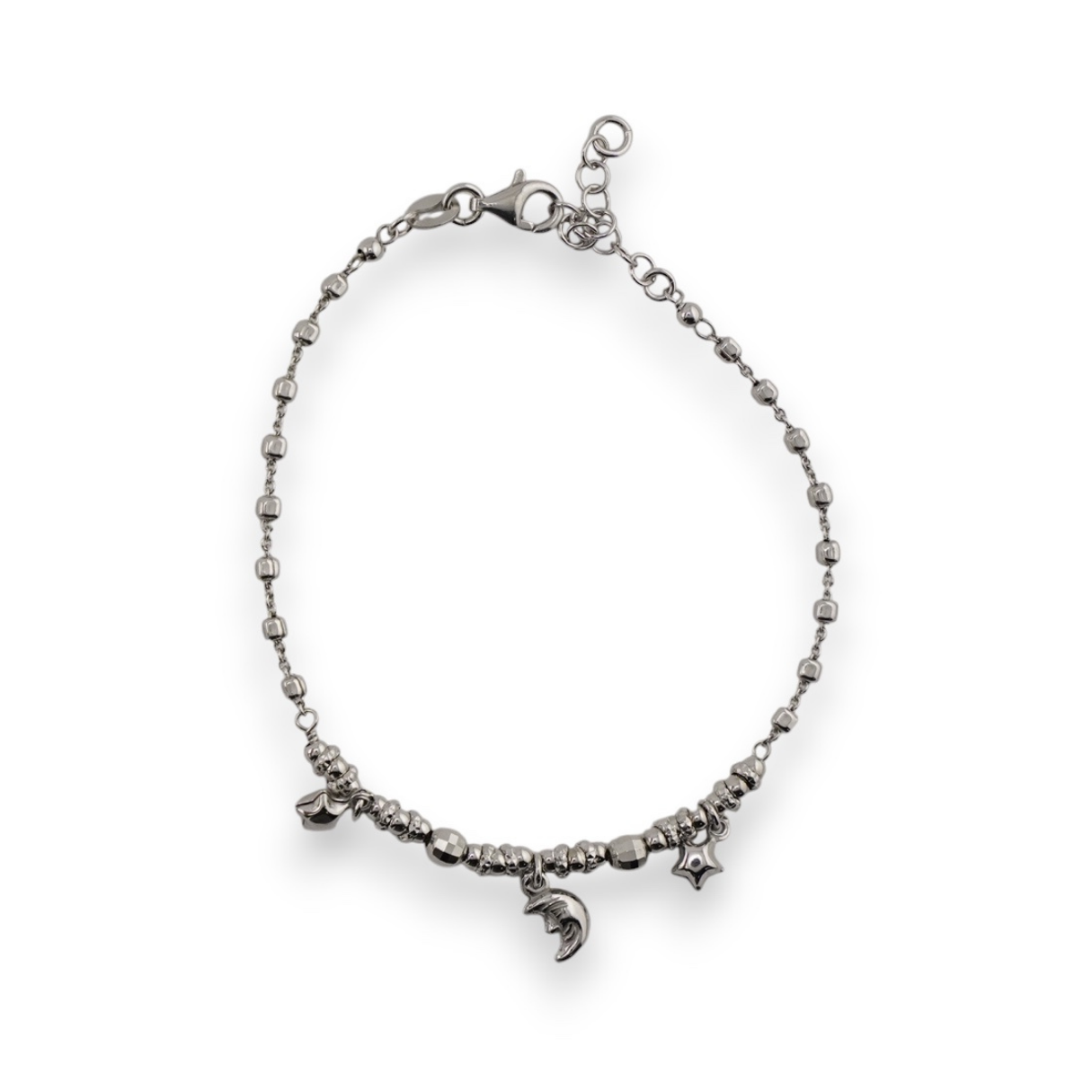 Celestial Trio Charm Bead Bracelet