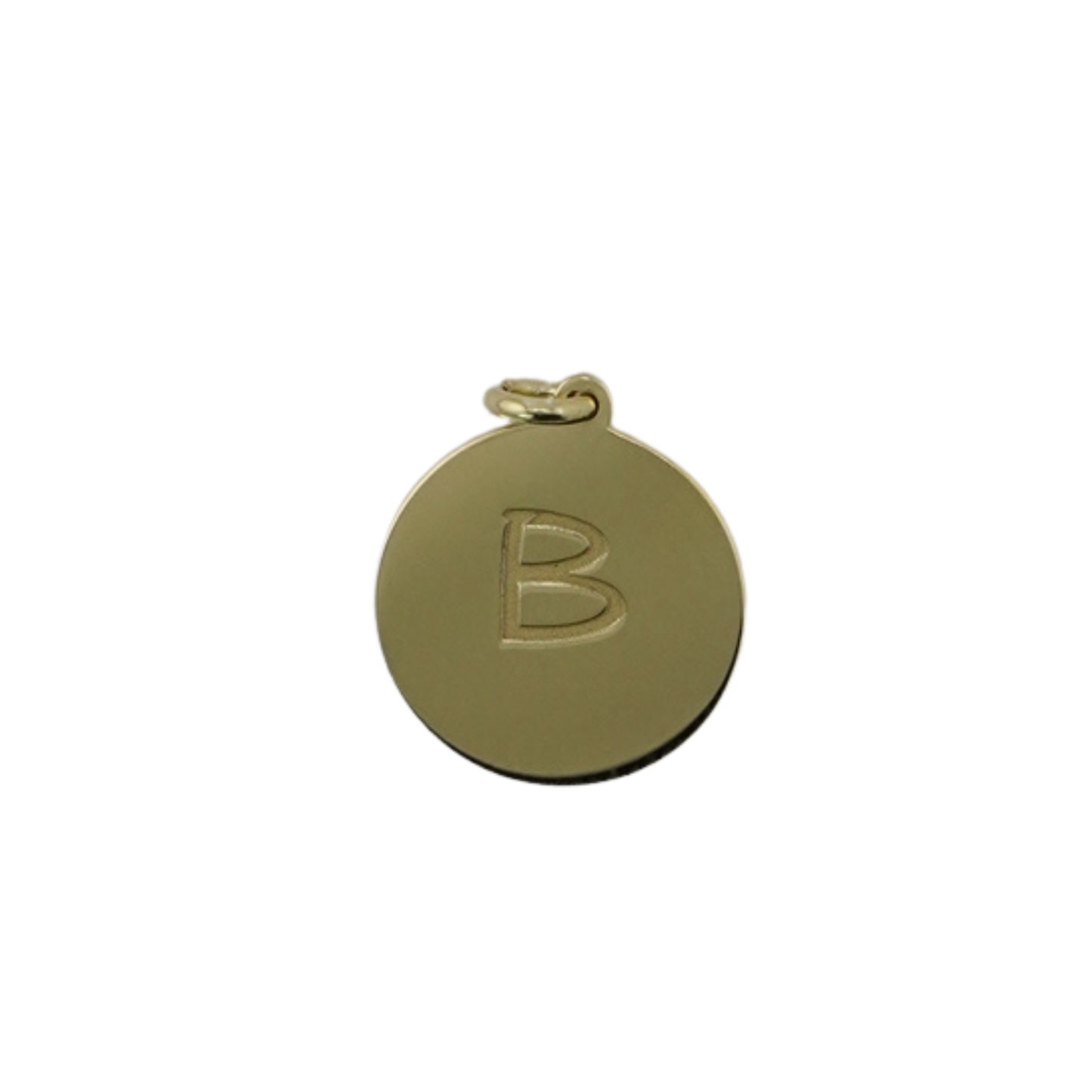 Vergoldeter Charm-Anhänger Buchstabe B