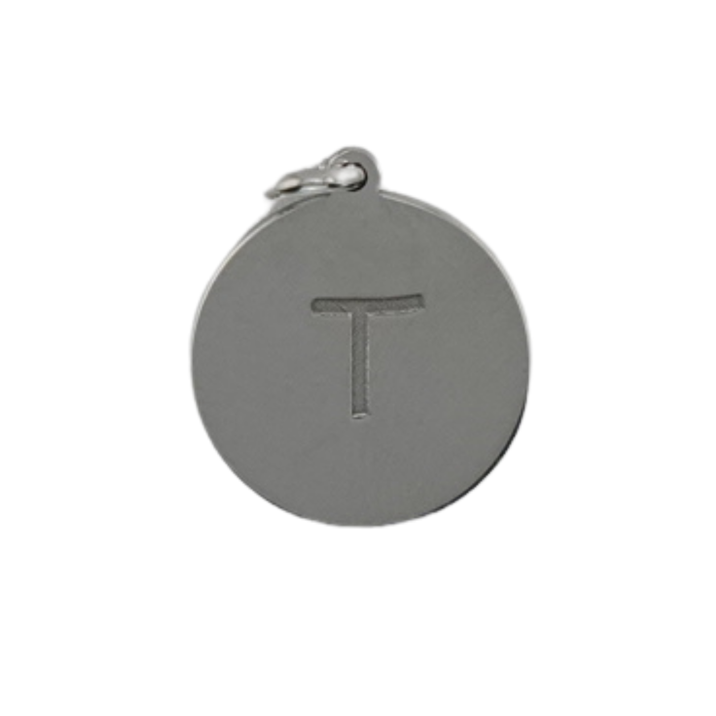 Personalisierter Anhänger mit Herz und Anfangsbuchstabe „T“