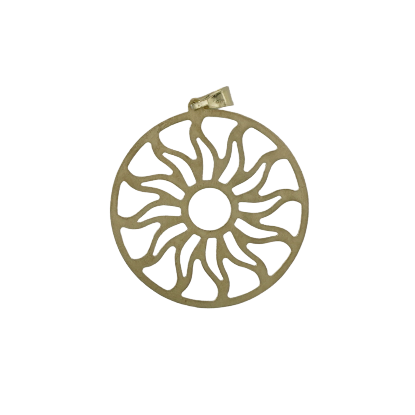 Sunburst Gold Plated Pendant