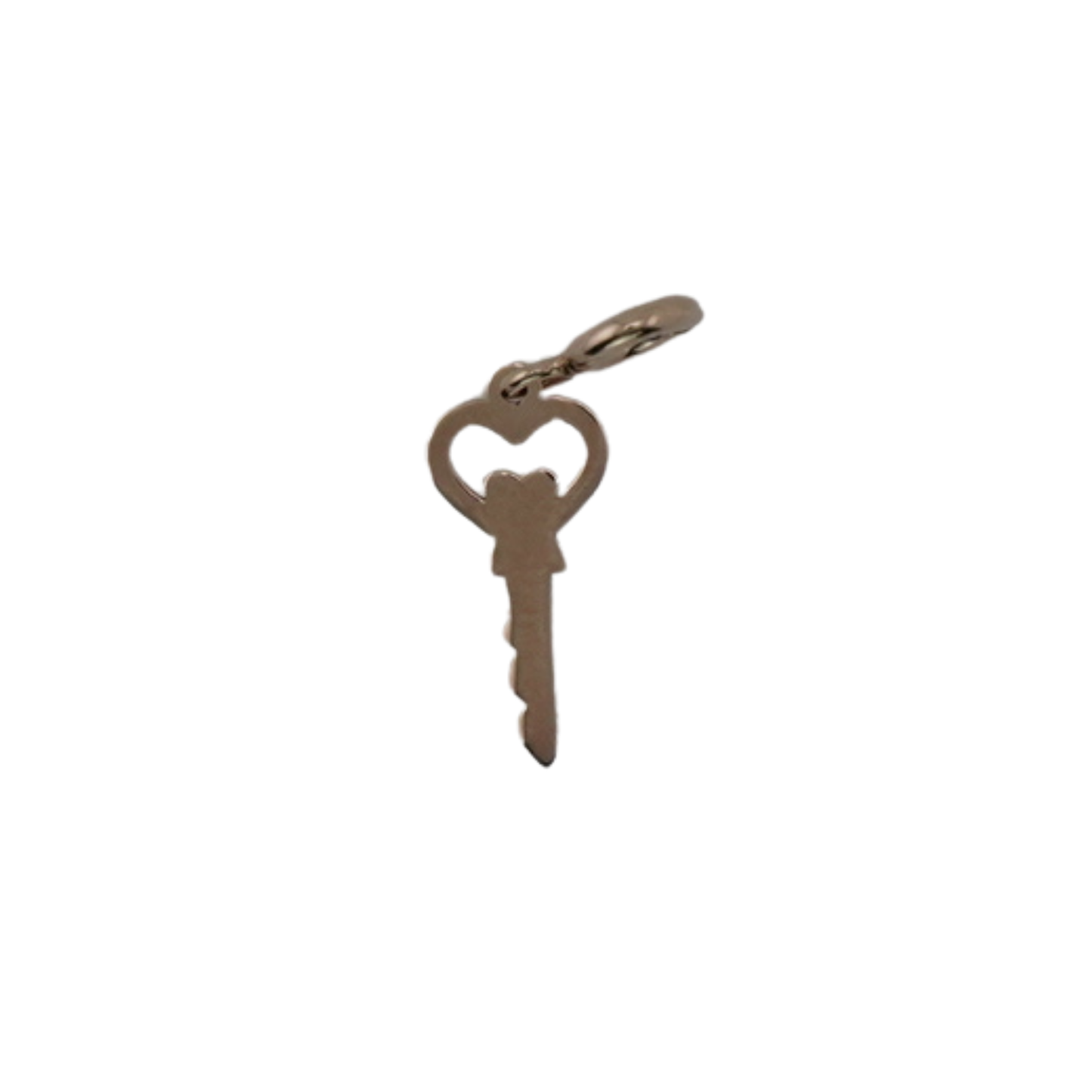 Heart Key Charm Pendant