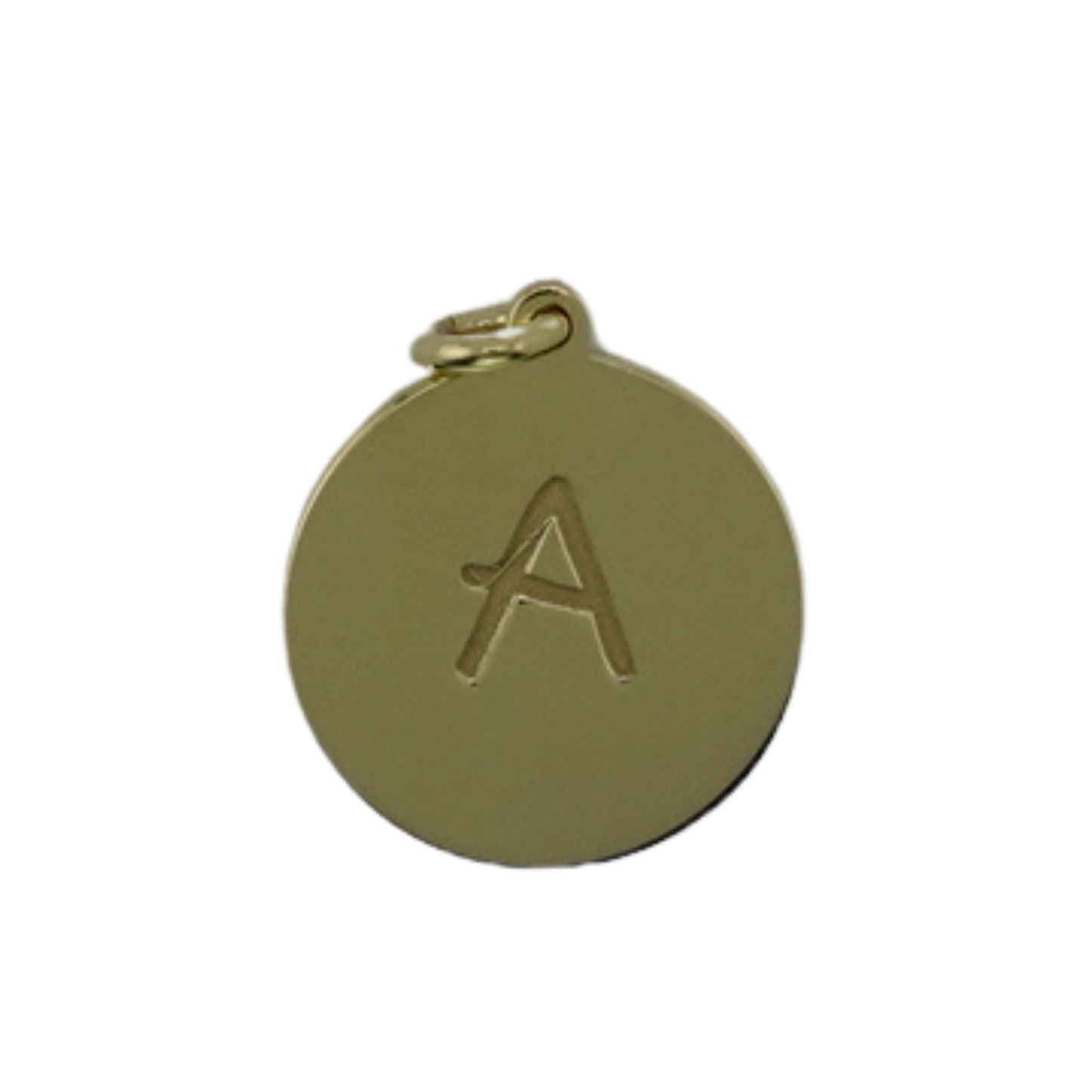 Gold Plated Initial "A" Pendant