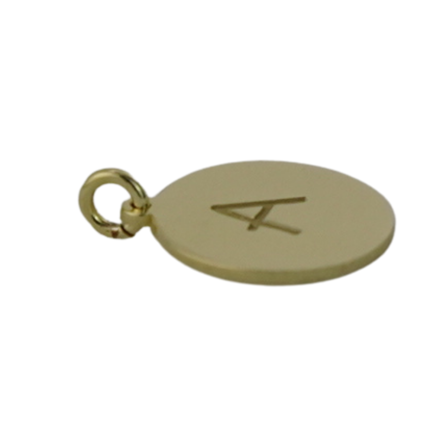 Gold Plated Initial "A" Pendant