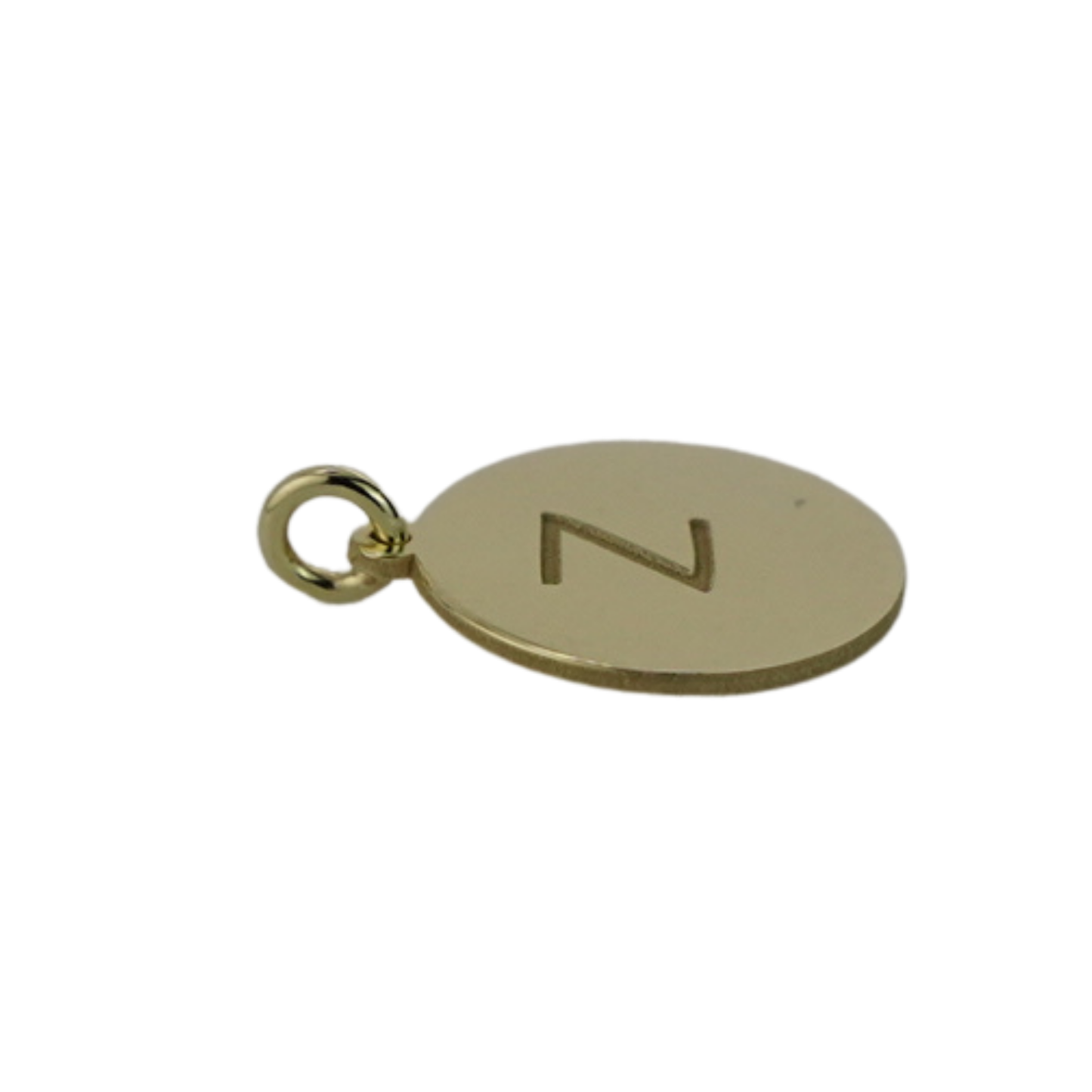 Gold Plated Pendant - Initial "Z"
