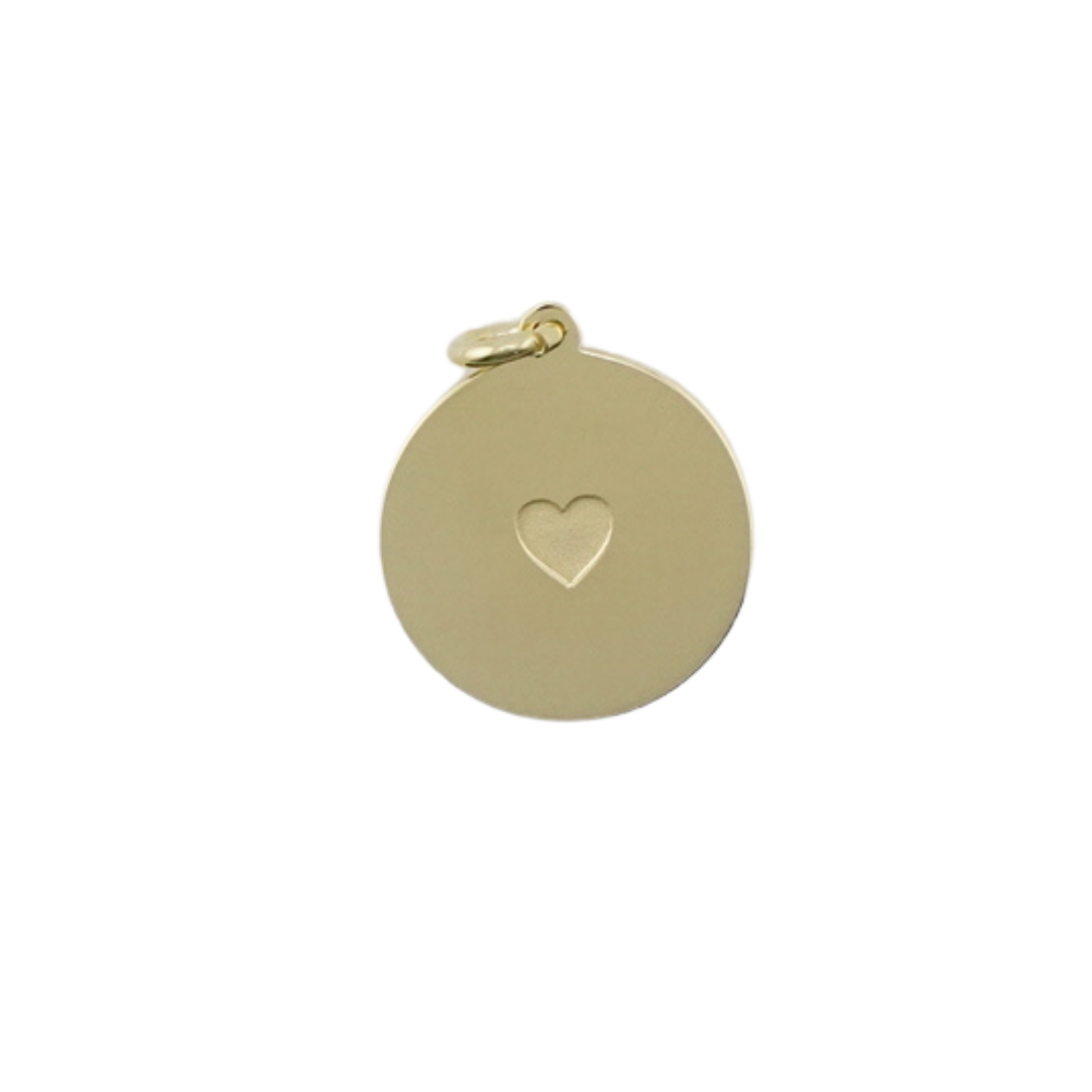 Gold Plated Initial Pendant - "M"