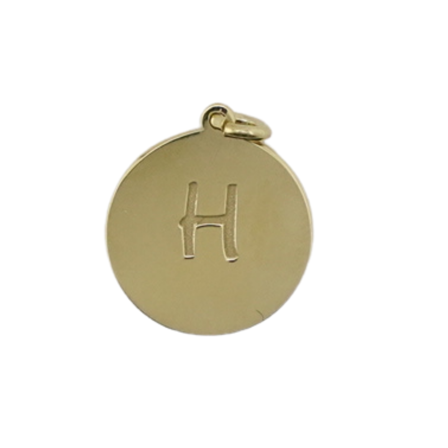 Gold Plated Initial "H" Pendant