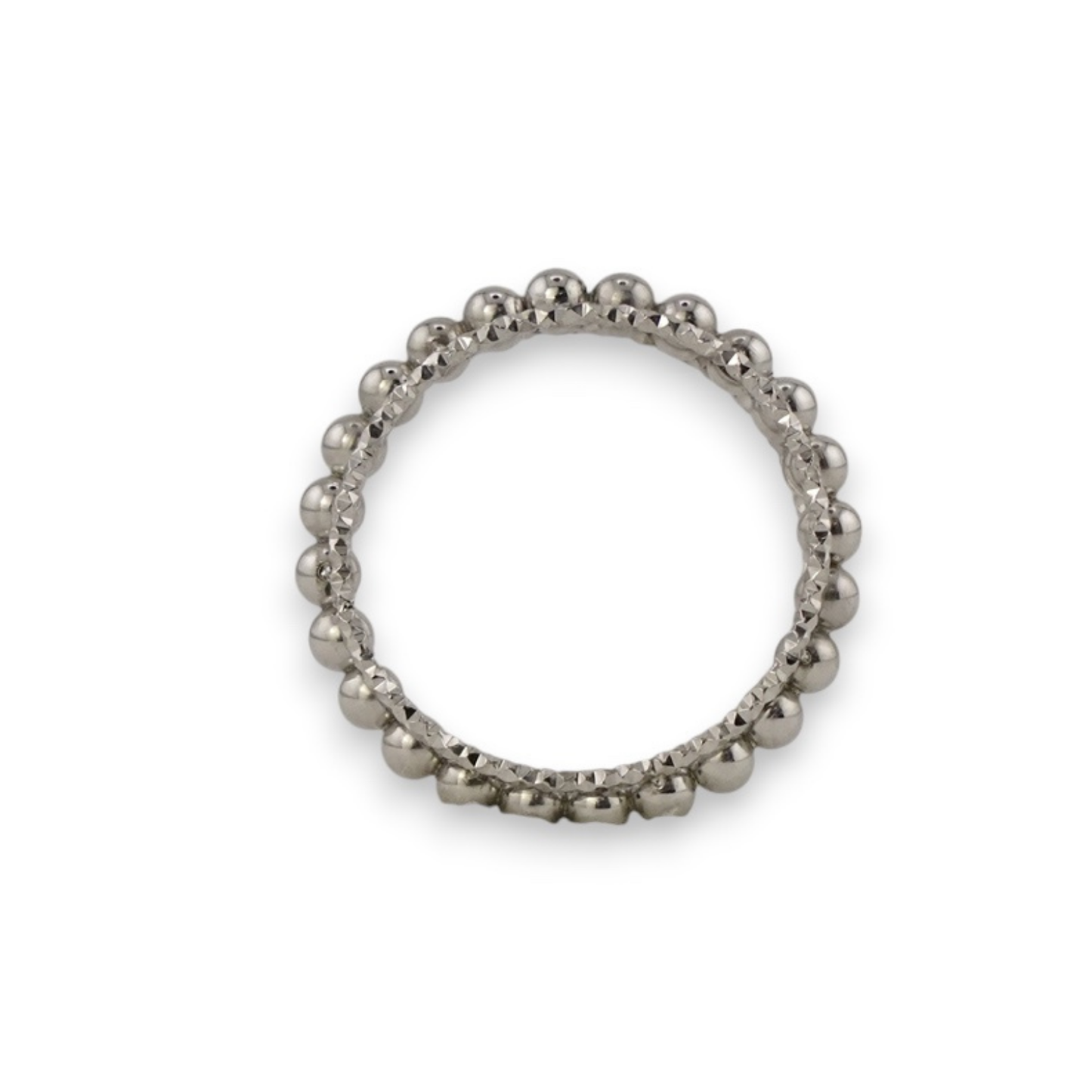 Dainty Beaded Stacking Ring