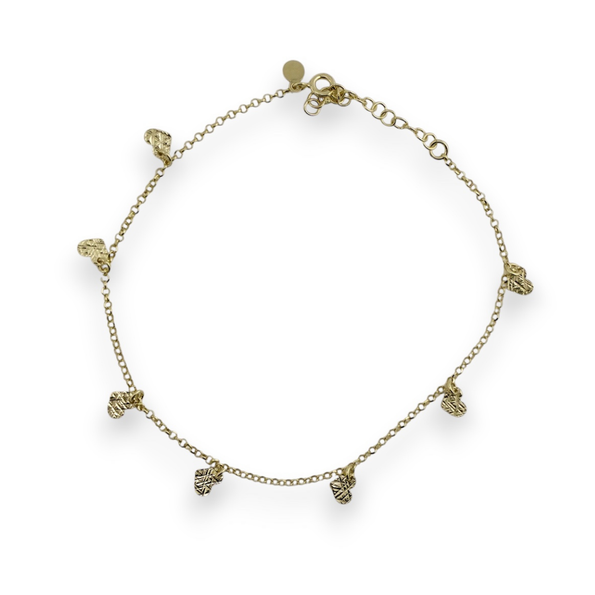 Zierliches Kettenarmband mit Herzanhänger