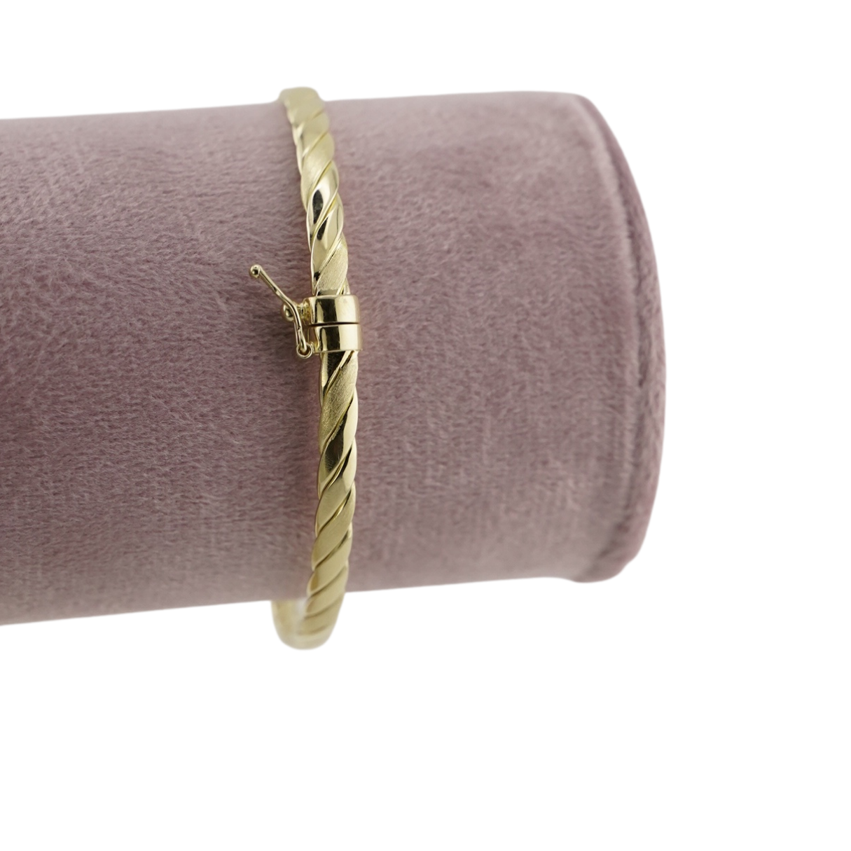 Gold Plated Rope Twist Bracelet