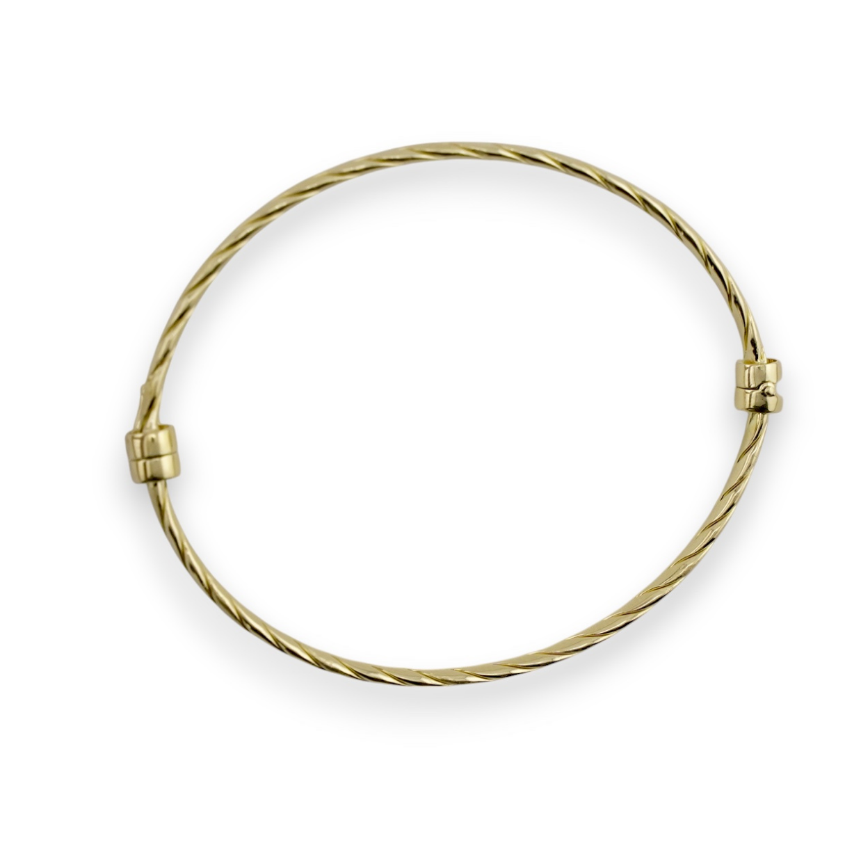 Gold Plated Rope Twist Bracelet