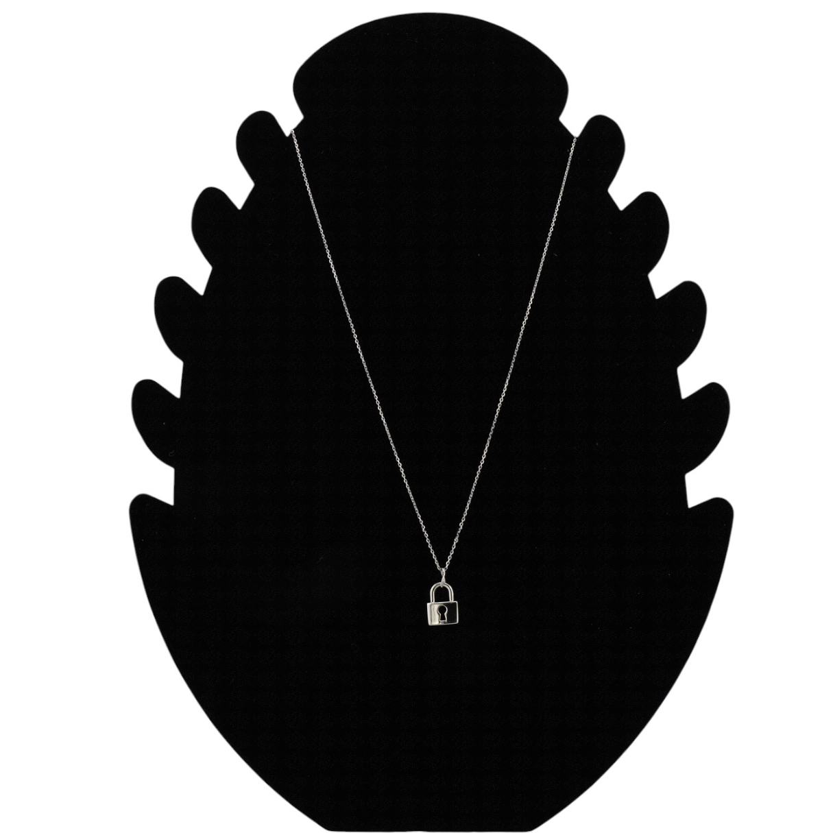 Tiny Padlock Charm Necklace