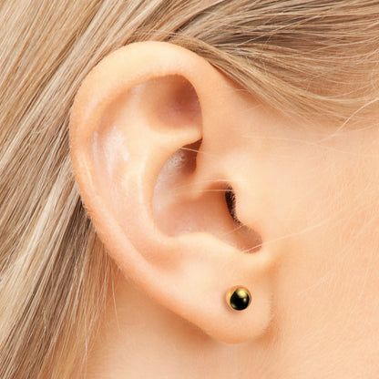 Studex Ball surgical steel gold plated  4mm - SENSITIVE