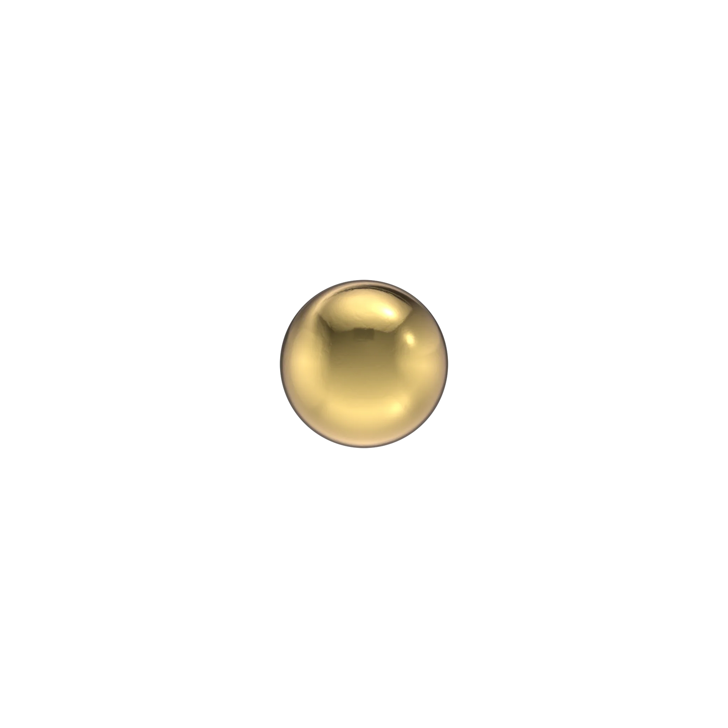 Studex Ball surgical steel gold plated  4mm - SENSITIVE