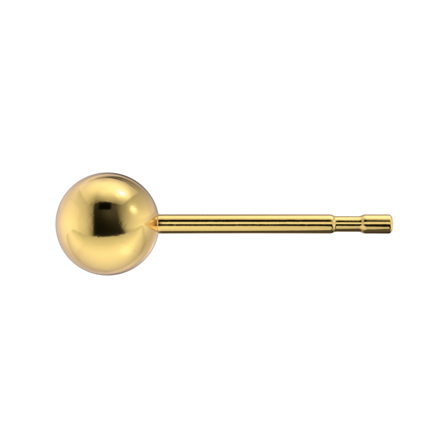 Studex Ball surgical steel gold plated  4mm - SENSITIVE