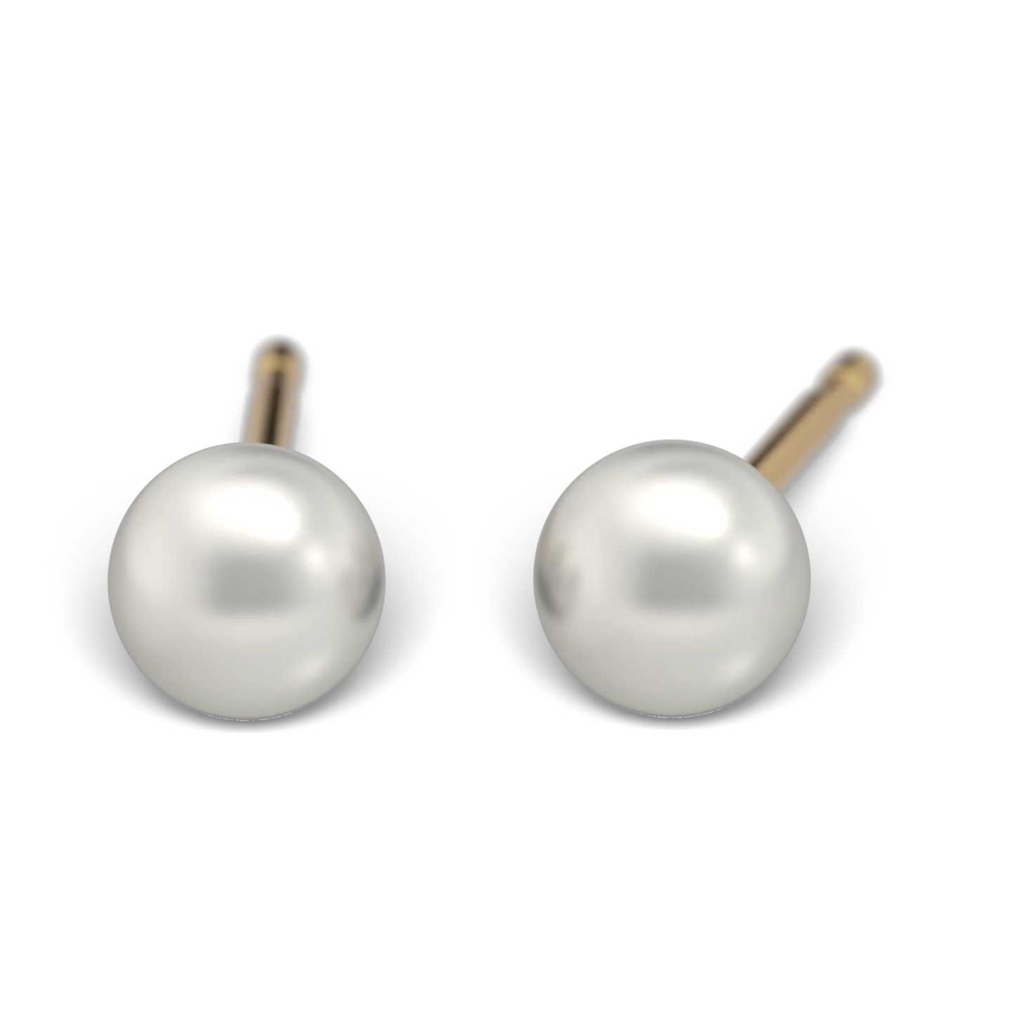 Studex Perle vergoldet - 4mm - SENSITIVE - TUBE CUBE