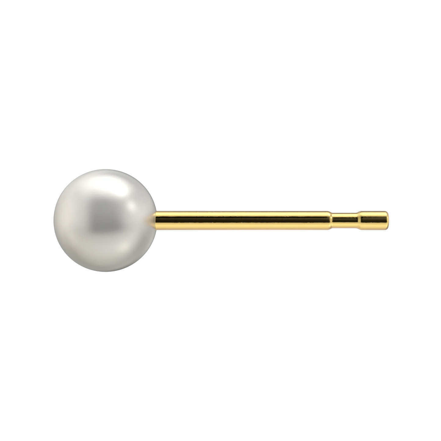 Studex Perle vergoldet - 4mm - SENSITIVE - TUBE CUBE