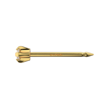 Cubic Zirconia - 2mm - 750 (18 carat) yellow gold