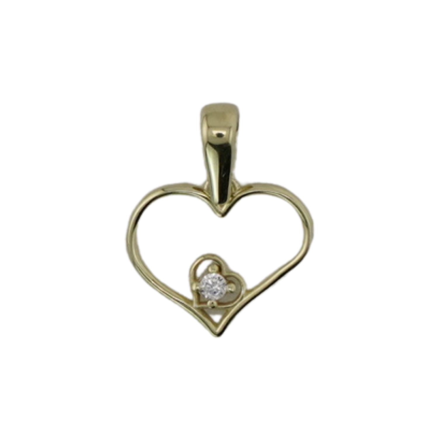 Gold Plated Heart Pendant