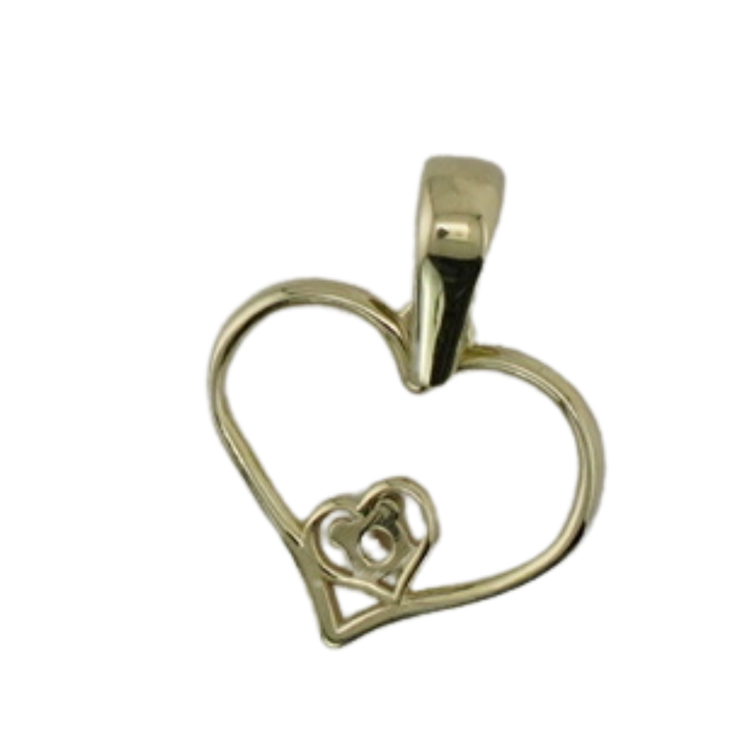 Gold Plated Heart Pendant