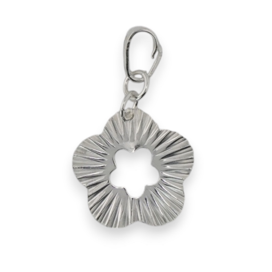 Radiant Petal Charm in Sterling Silver