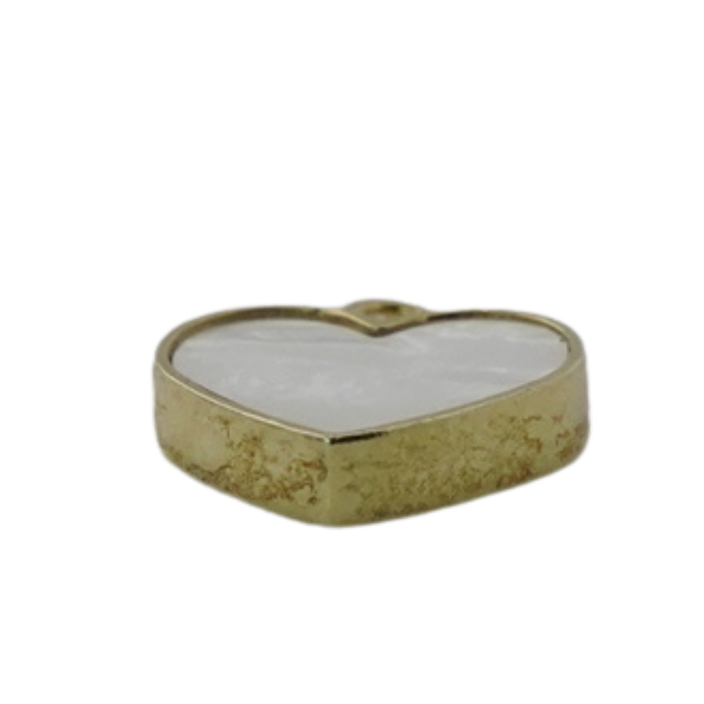 Heart-Shaped Mother of Pearl Charm