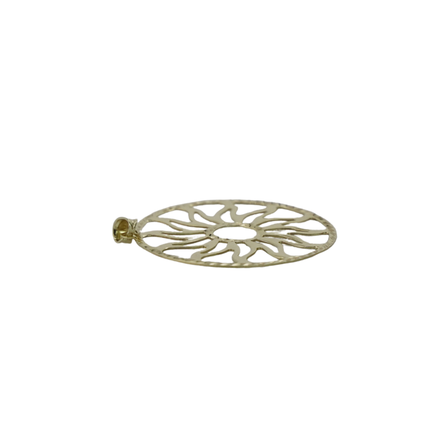 Sunburst Gold Plated Pendant