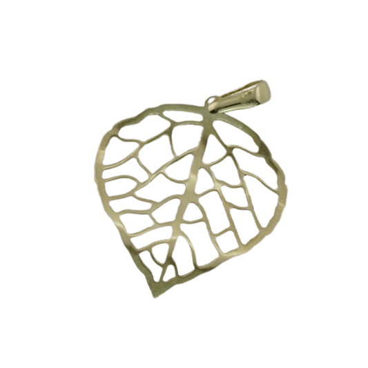 Gold Plated Leaf Pendant