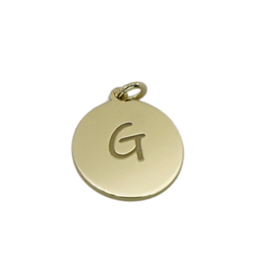 Initial G Letter Pendant