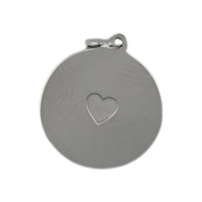 Silver Initial "D" Pendant