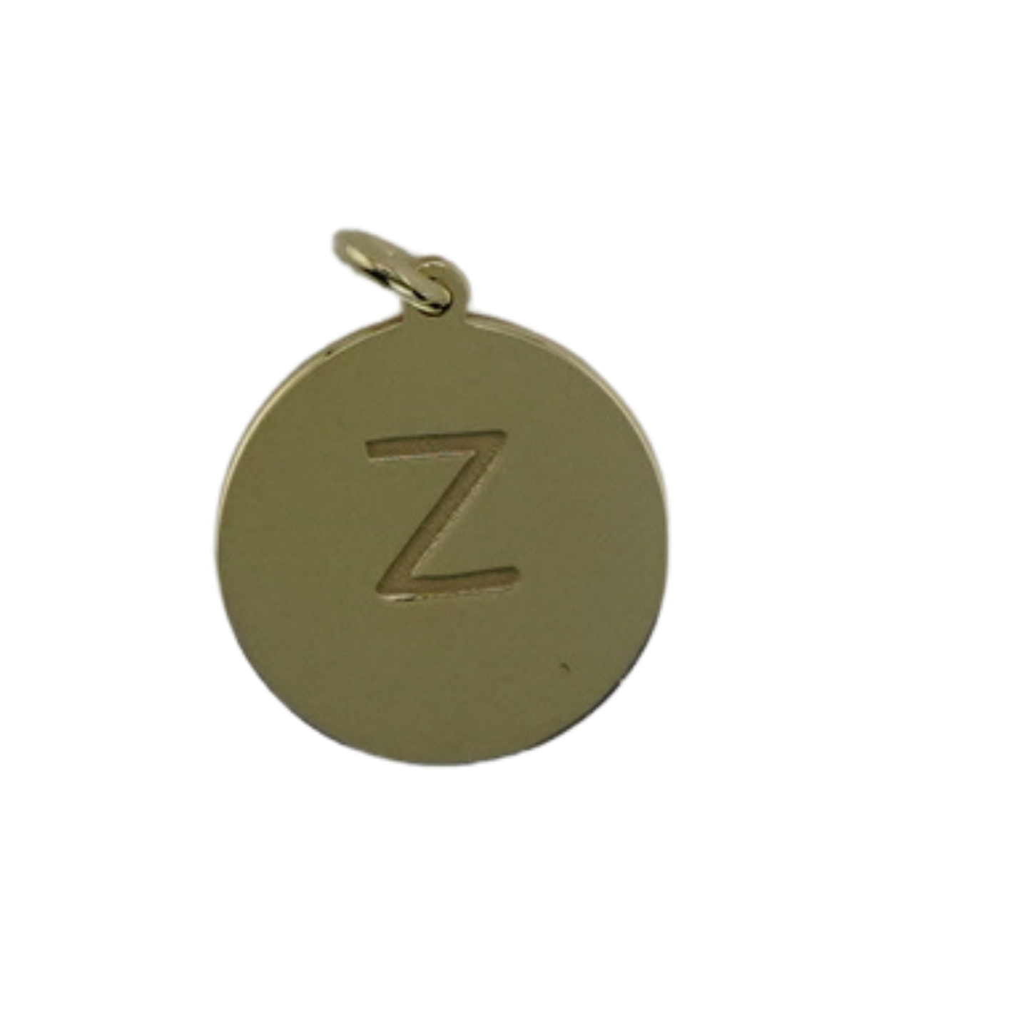 Gold Plated Pendant - Initial "Z"