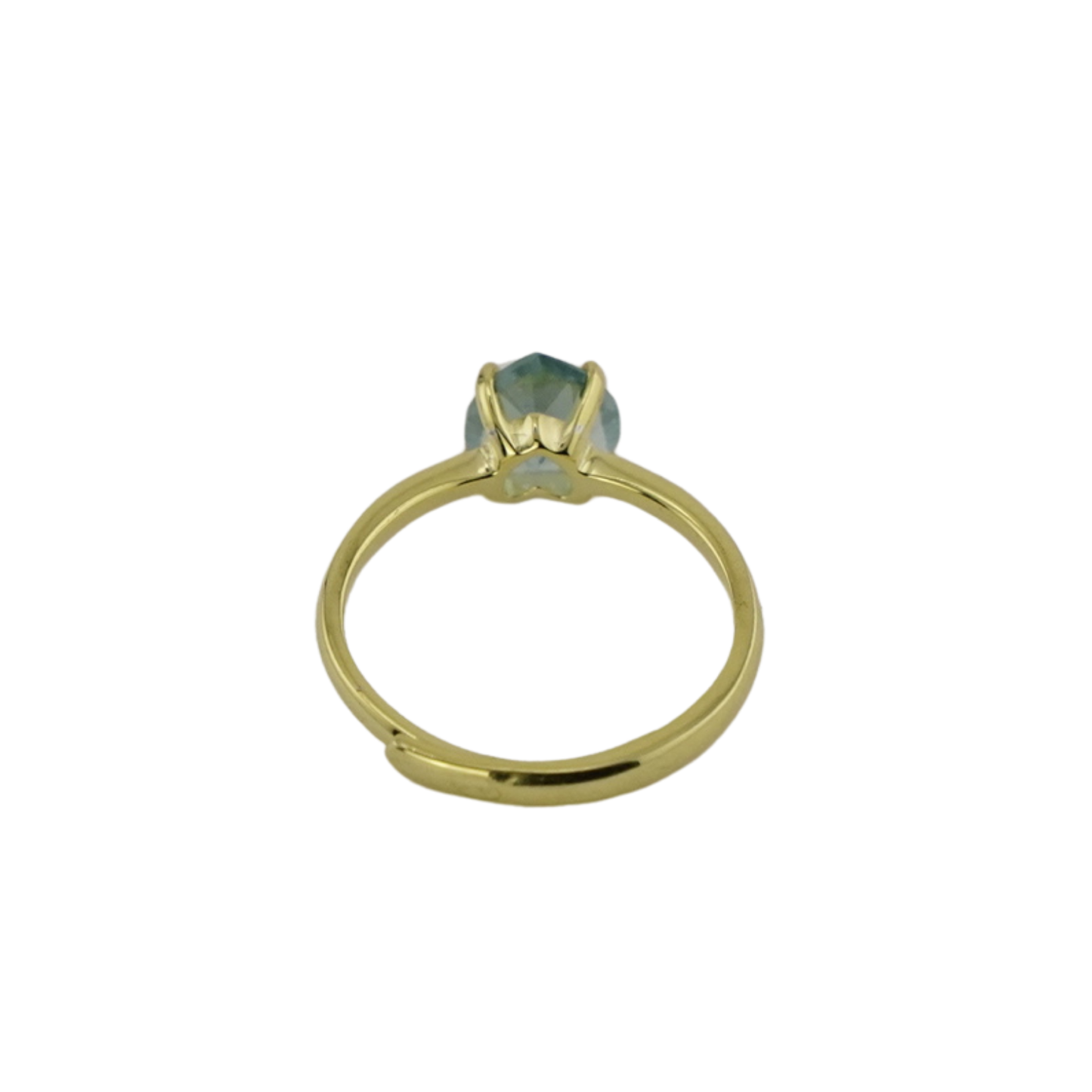 Aquamarin Herz Edelstein Ring