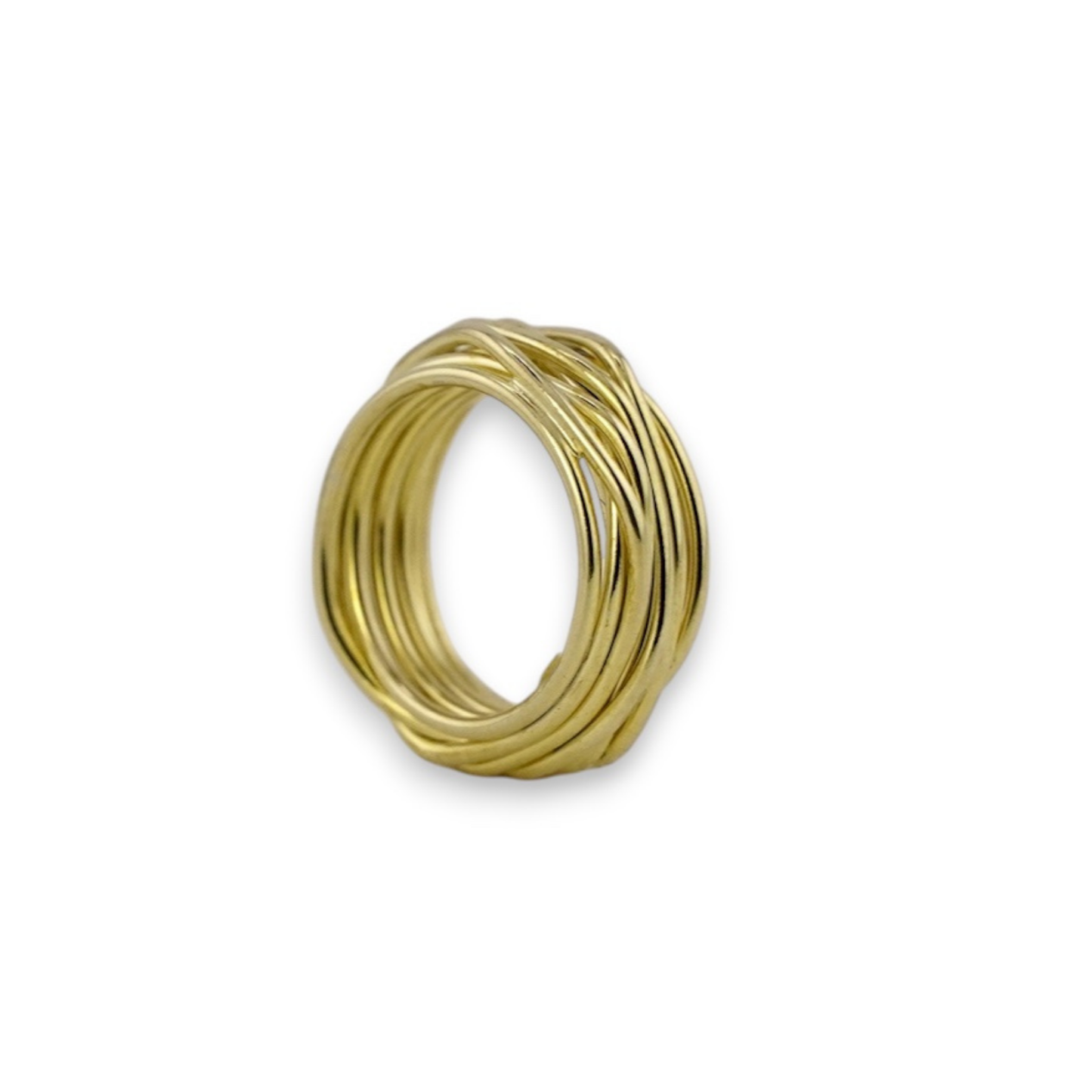 Twist Stack Gold Plated Ring
