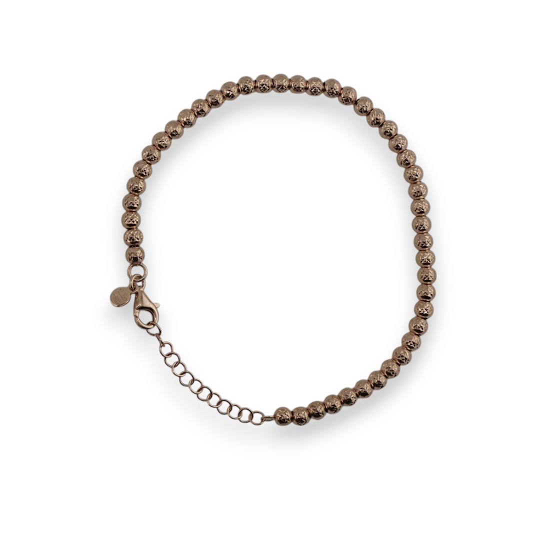Delicate Sterling Silver Beaded Bracelet