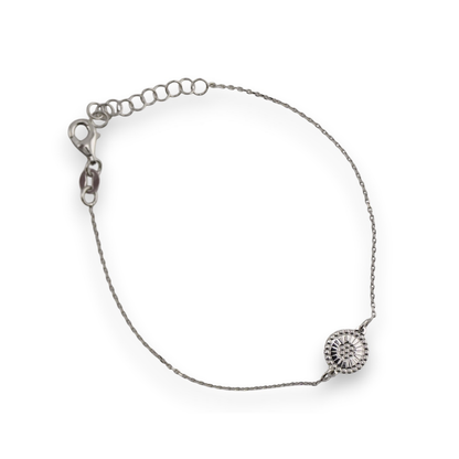 Zierliches Pavé-Kettenarmband