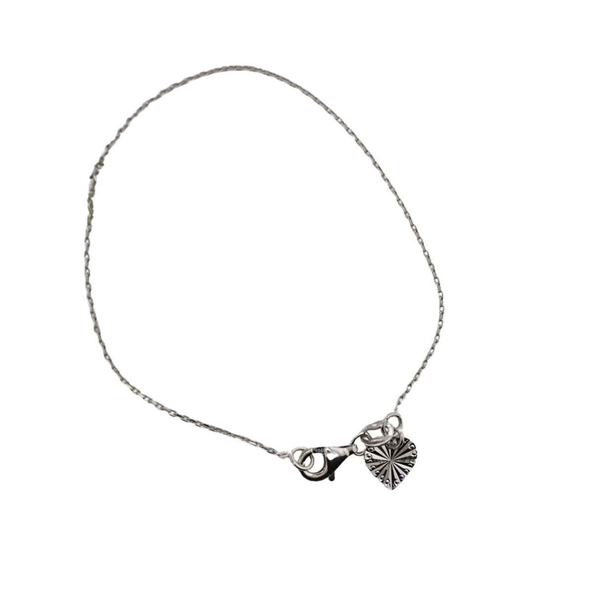 Heart Charm Chain Bracelet