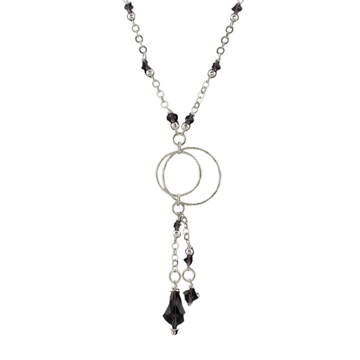 Orbit Crystal Drop Necklace