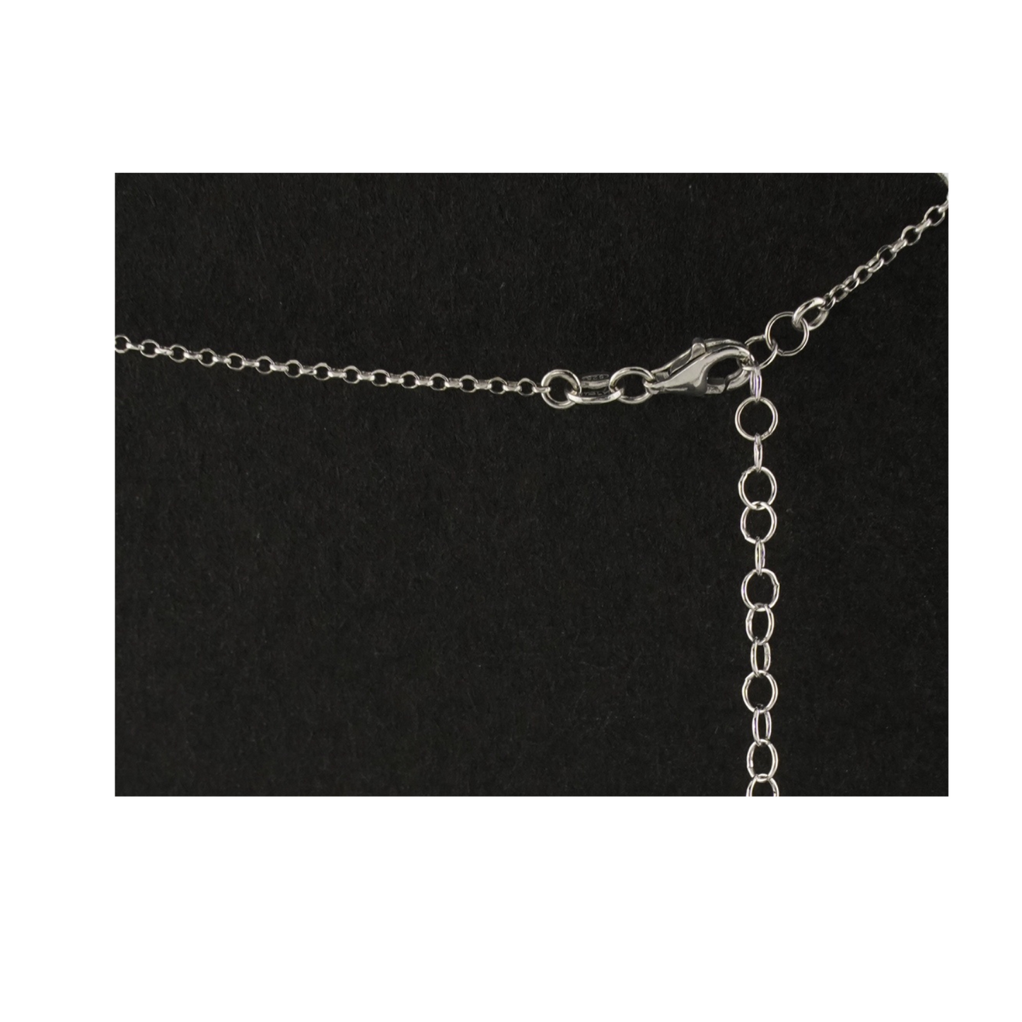 Delicate Interlocking Heart Outline Necklace