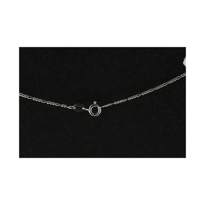 Halskette mit zartem Blattanhänger aus Sterlingsilber
