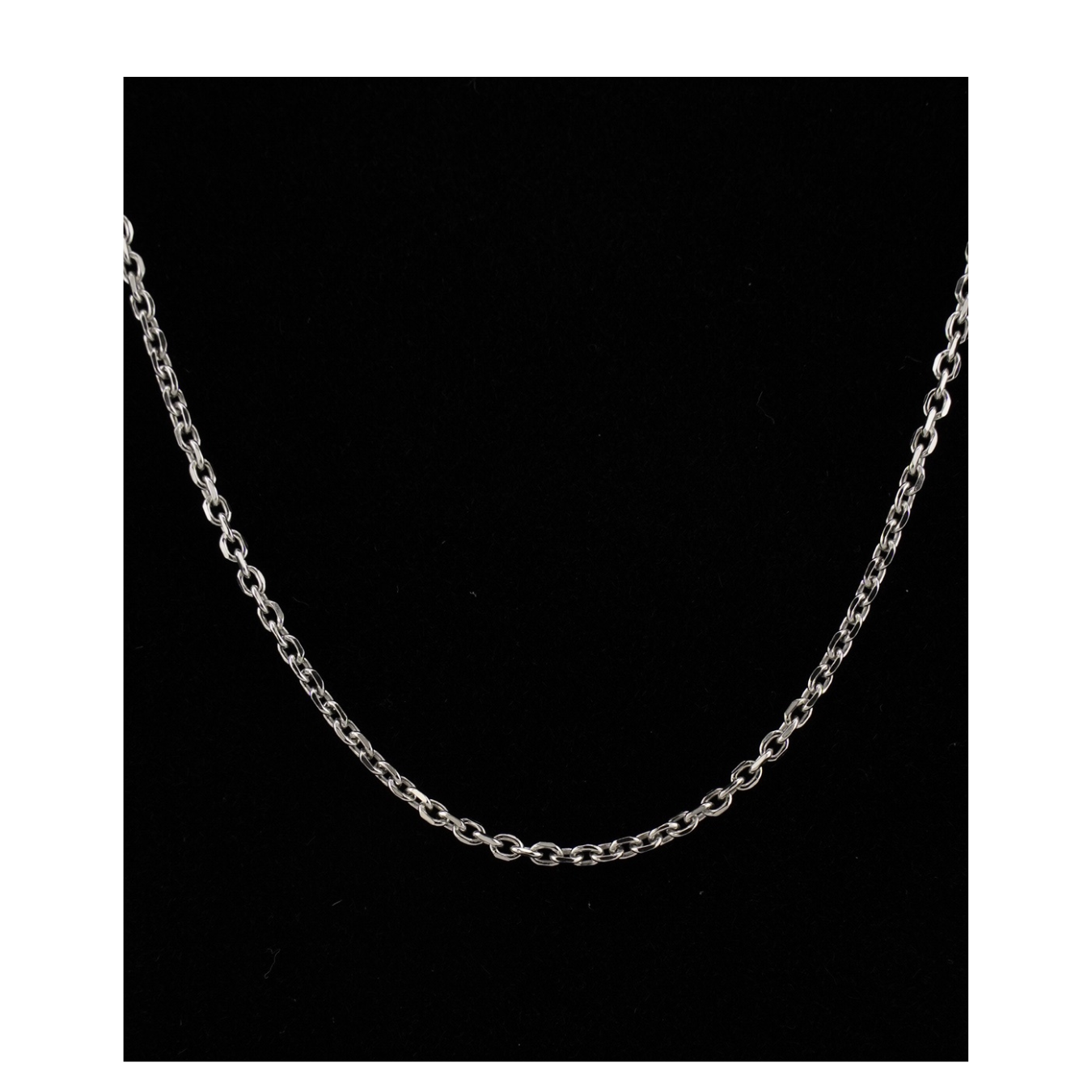 Elegant Sterling Silver Link Necklace