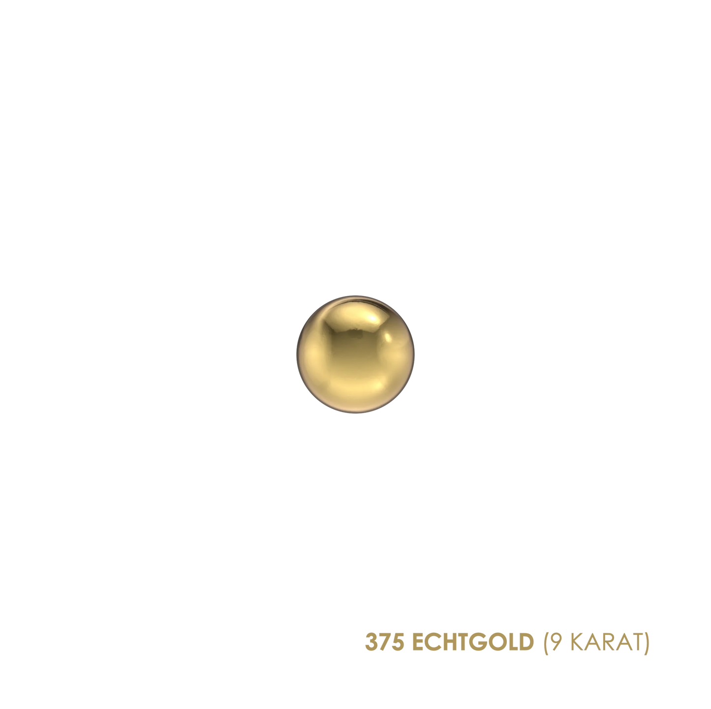 Ball - 3mm - 375 (9 carat) yellow gold